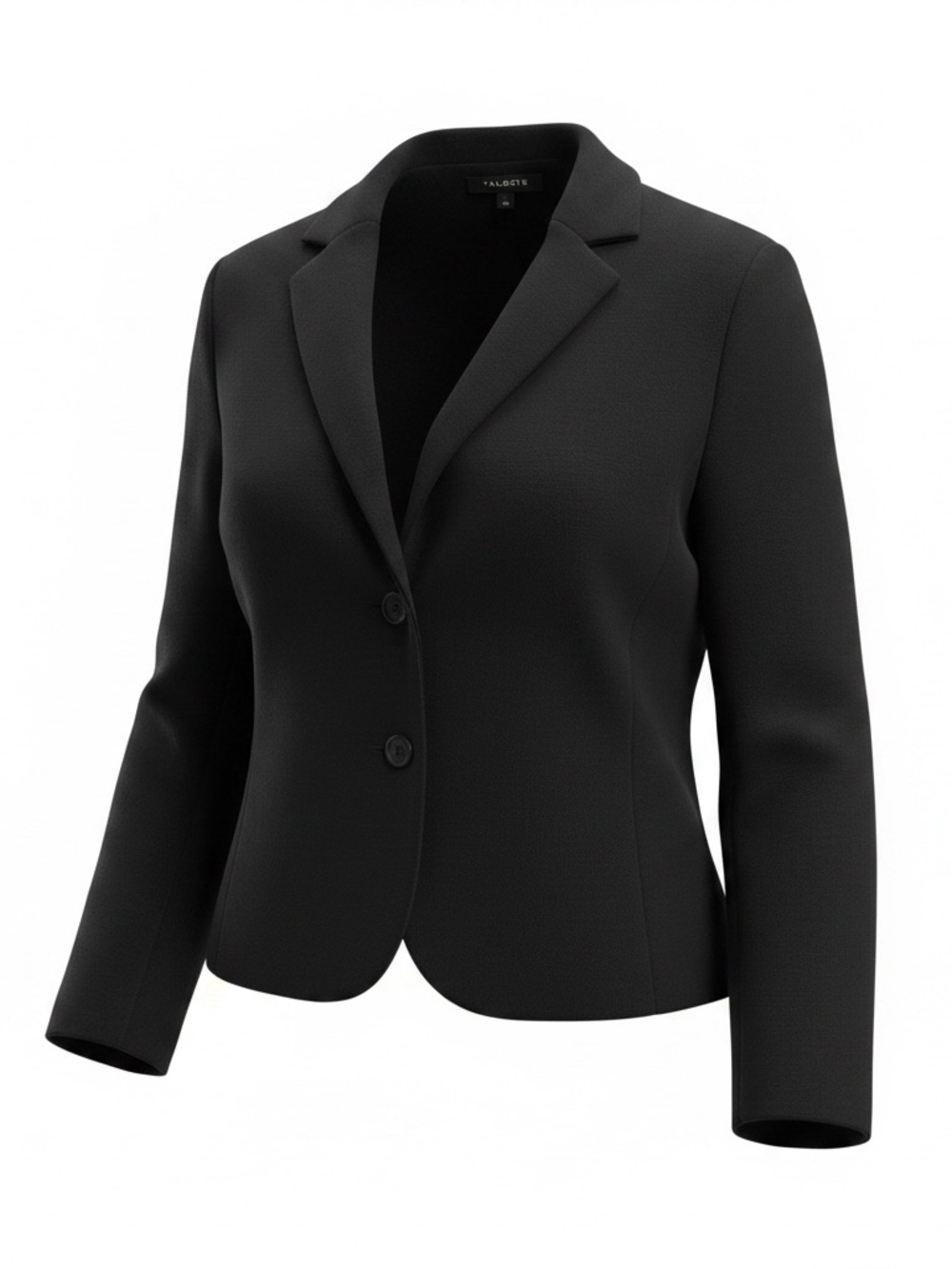 Talbots Wool Blend Black Career Blazer Size 14